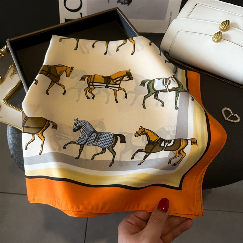 Hair Care Brand - Luxury Brand 2026 Horse Print Square