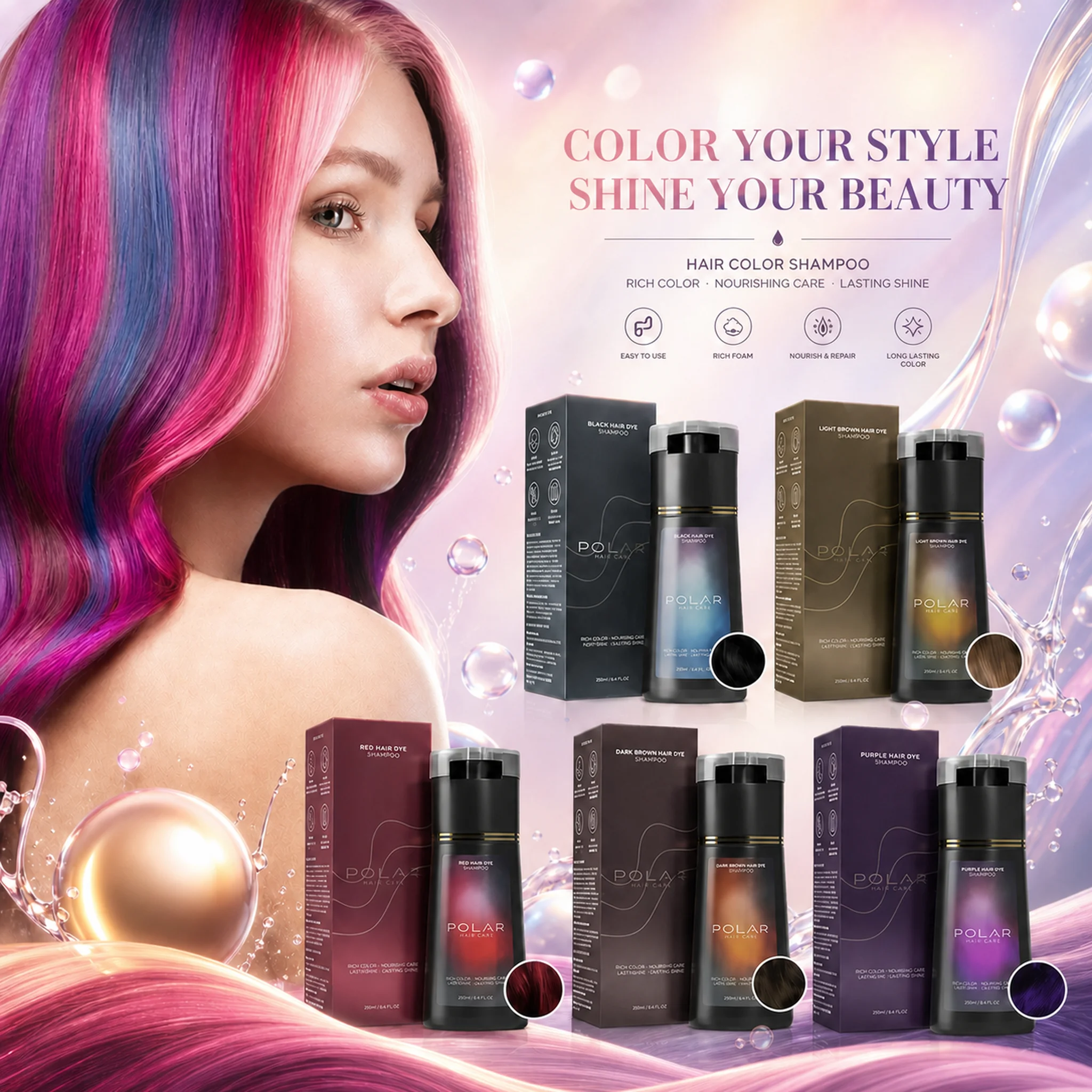 Shampoo De Tintura De Cabelo P - Purple Toning Shampoo 评论和价格