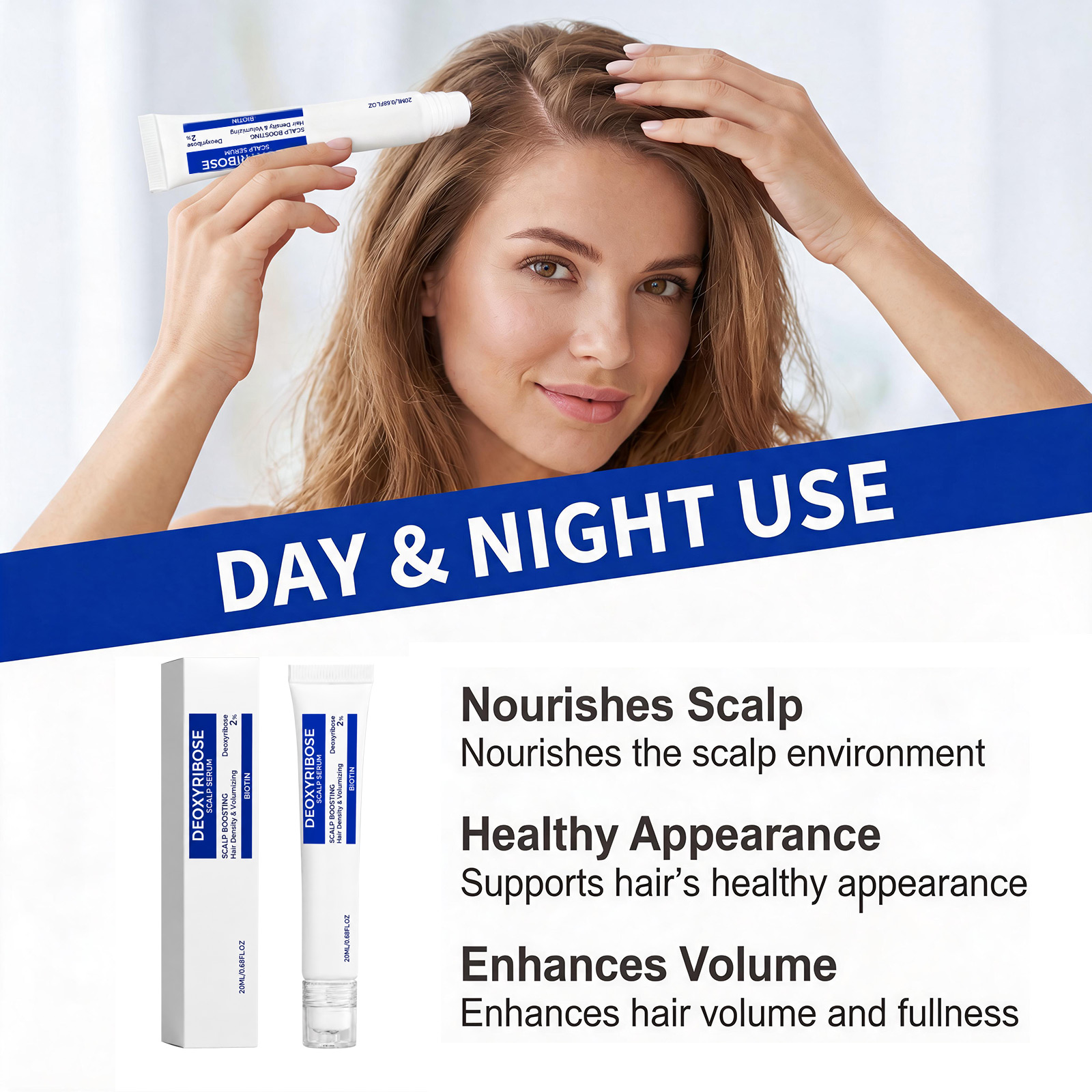 Scalp Serum with Deoxyribose A - Hair Care Lotion 评论和价格