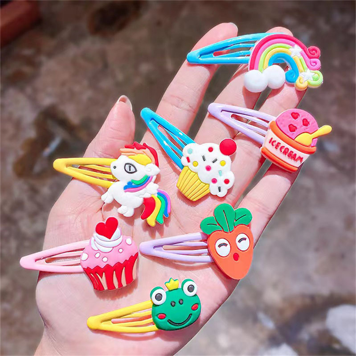 10PCS/Set New Girls Cute Carto - Hair Care Lotion 评论和价格